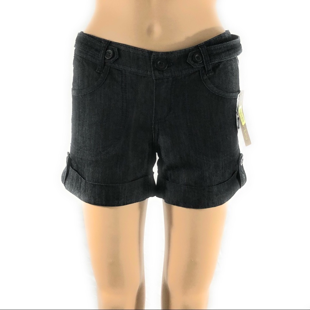 NWT Copper Key Shorts Junior Sz 3 Denim Cuffed Hem